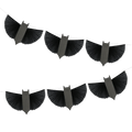 Black bat garland paper banner for Halloween decor from Parte Haus party supply store in Bethesda, Maryland