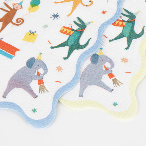 Animal Parade Dinner Napkins