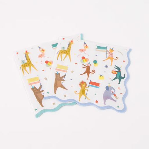 Animal Parade Dinner Napkins