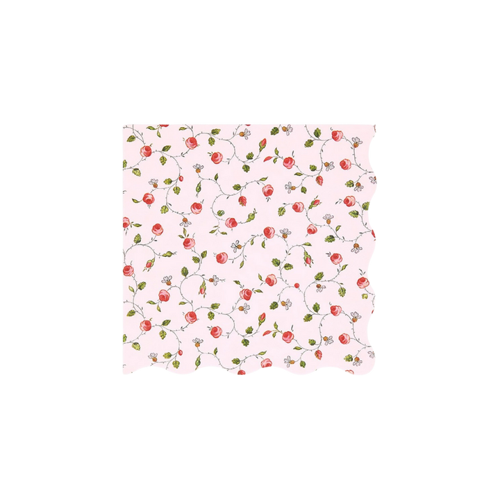 Pink Marie-Antoinette Wavy Dinner Napkins