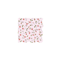 Pink floral napkin with rose pattern for garden party from Parte Haus party supply store in Bethesda Maryland