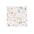 pastel floral and strawberry napkin for spring garden party from Parte Haus party supply store in Bethesda Maryland