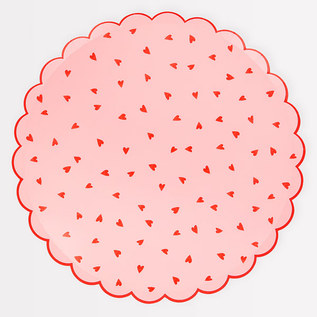 Heart Pattern Dinner Plates