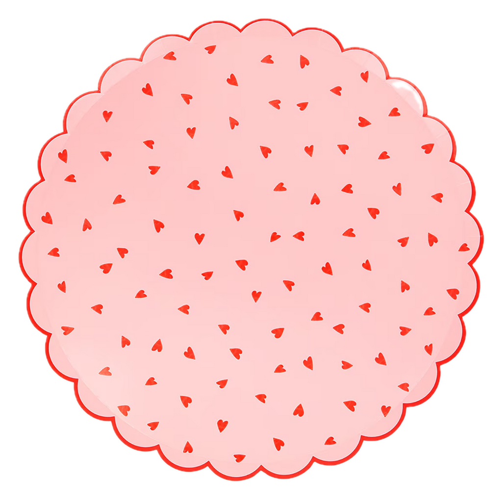 Heart Pattern Dinner Plates