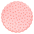 Heart Pattern Dinner Plates