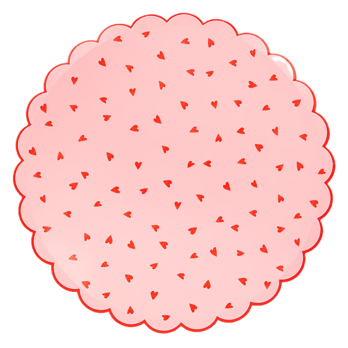 Heart Pattern Dinner Plates