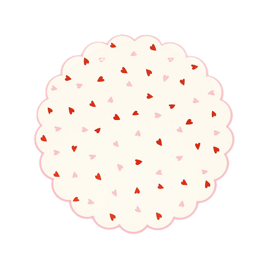 Heart Pattern Side Plates