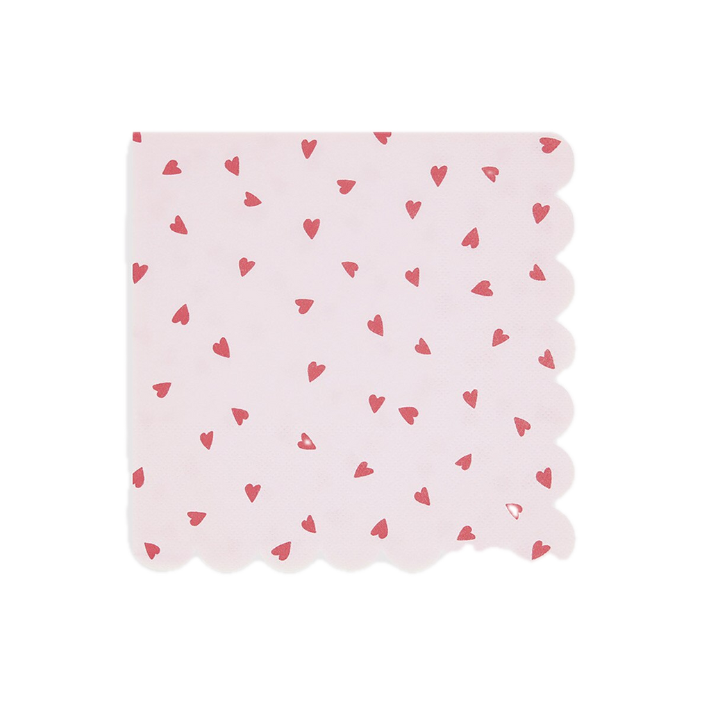 Heart Pattern Large Napkins
