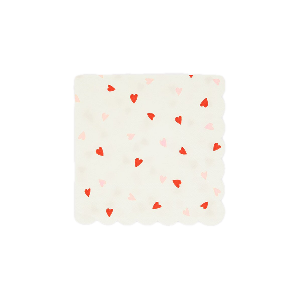 Heart Pattern Small Napkins
