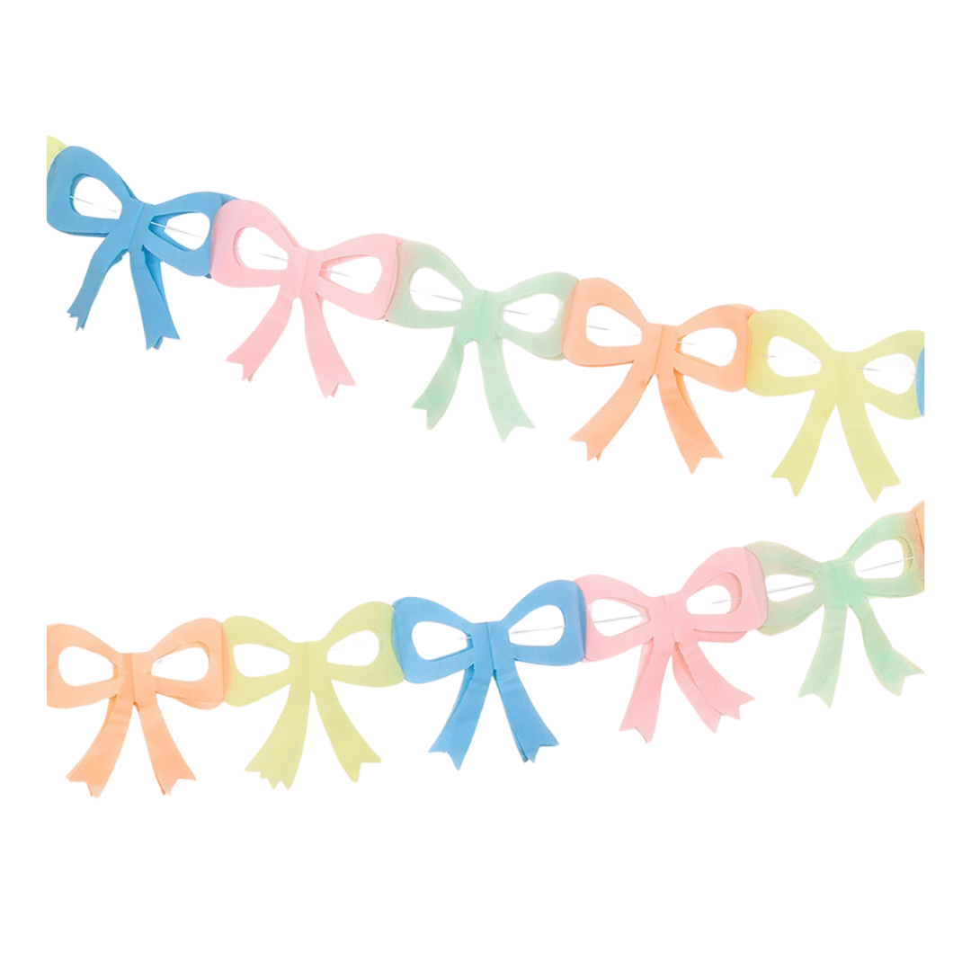 Bow Tissue Paper Garland