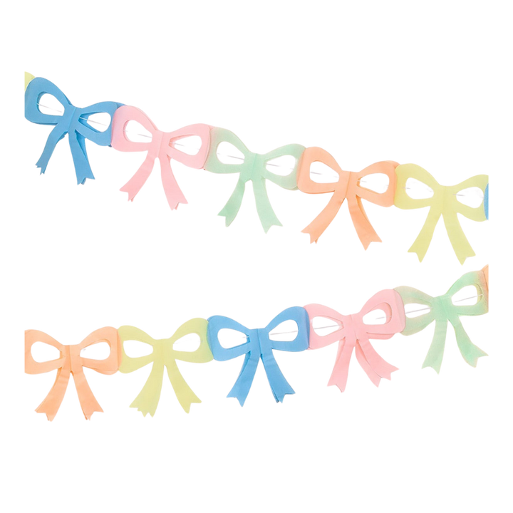 Bow Tissue Paper Garland