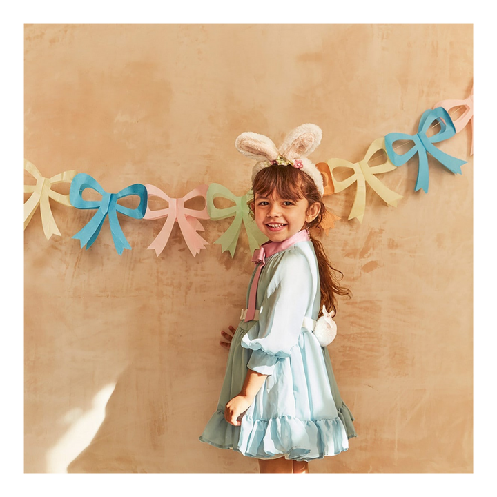 Bow Tissue Paper Garland