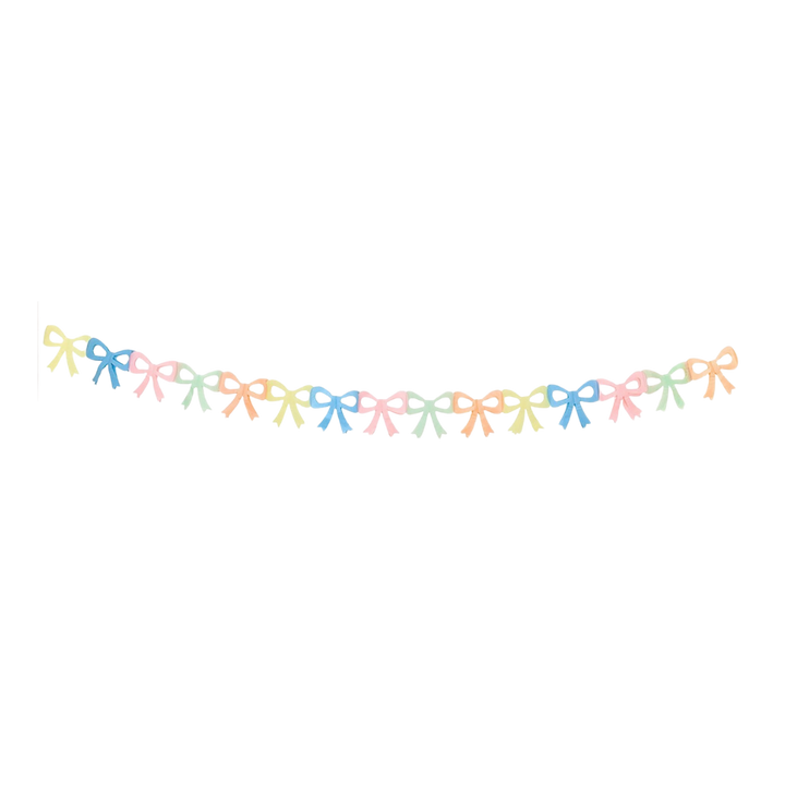 Bow Tissue Paper Garland