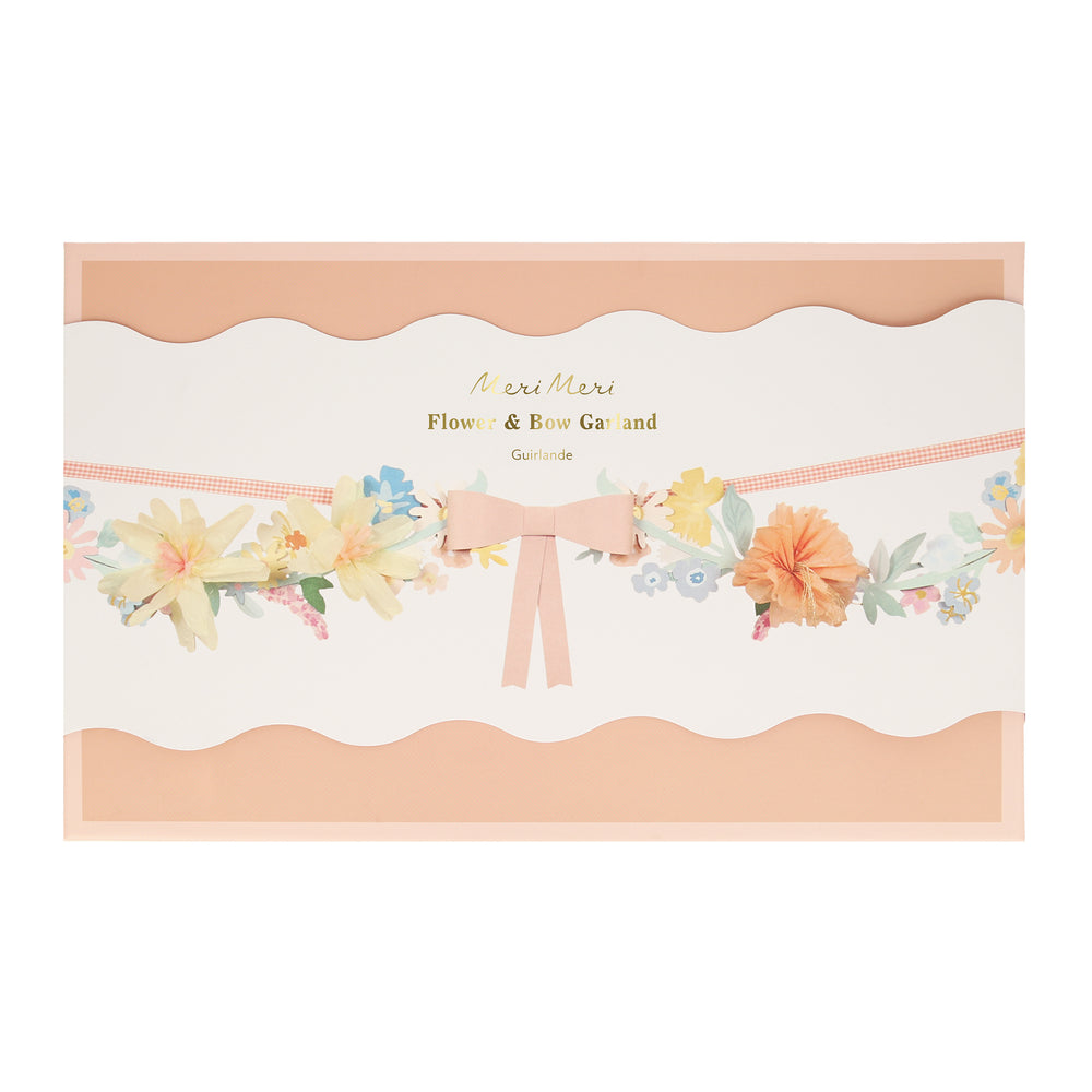 Pastel Ditsy Posy Paper Garland