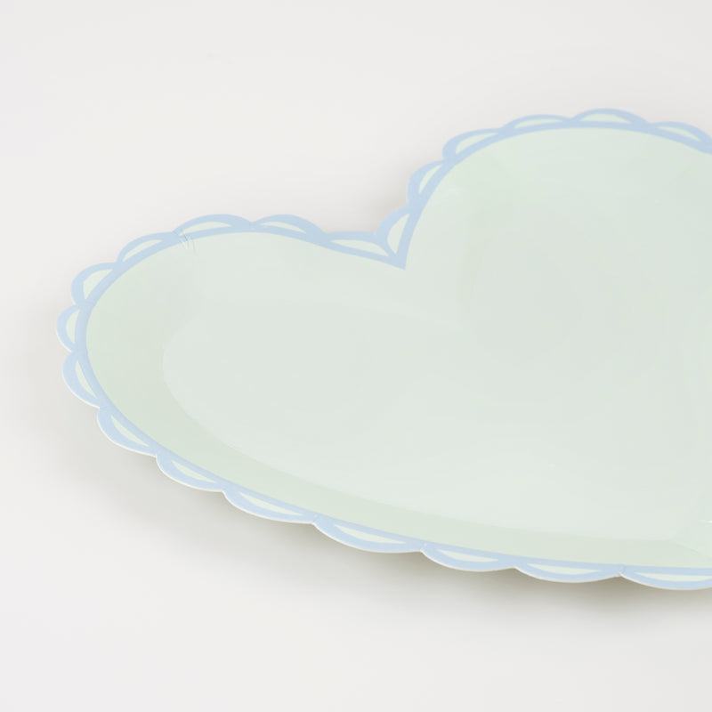 Pastel Heart Shaped Small Plates