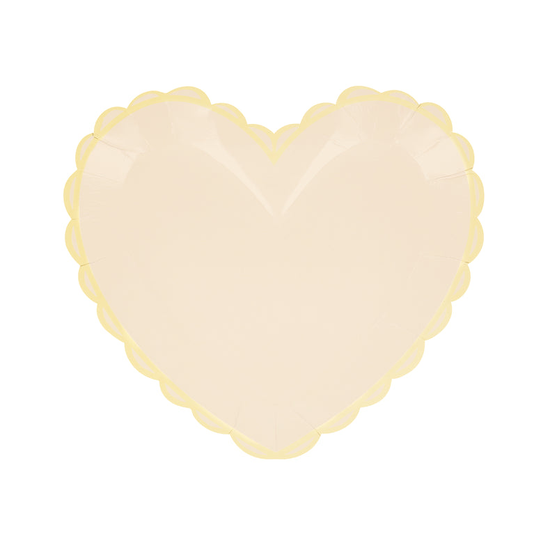Pastel Heart Shaped Small Plates