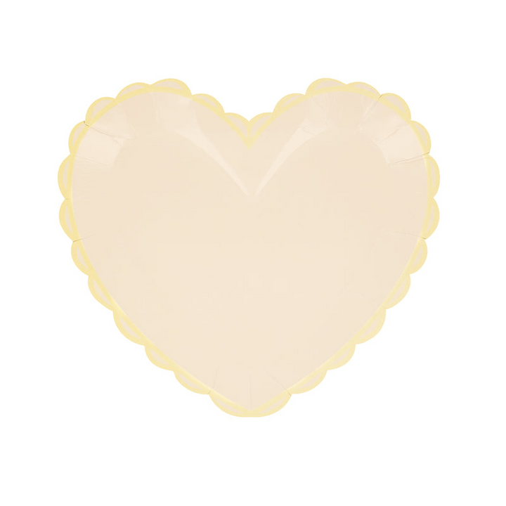 Pastel Heart Shaped Small Plates
