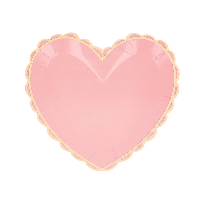 Pastel Heart Shaped Small Plates