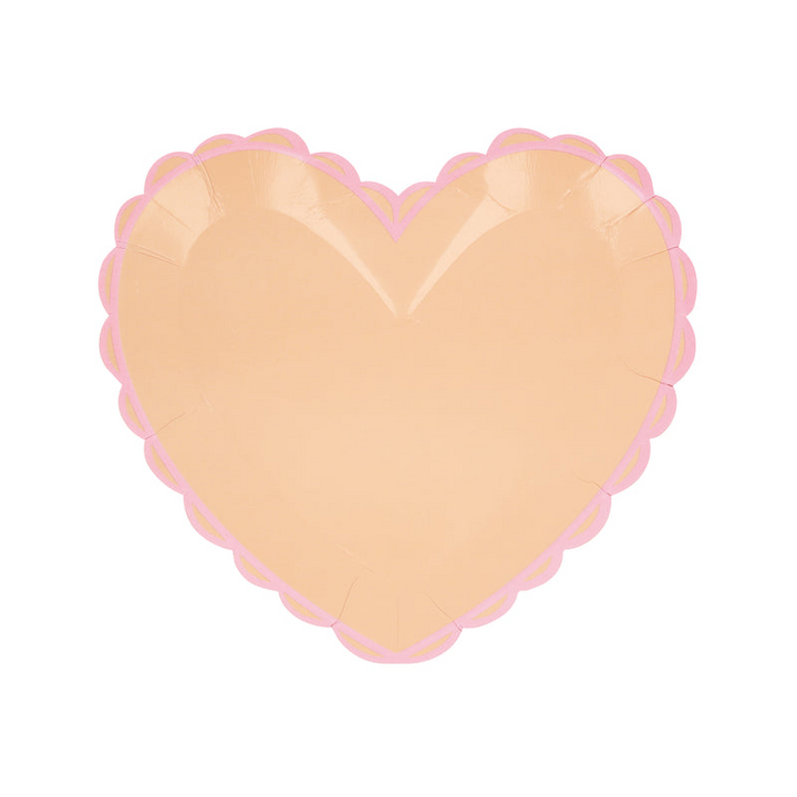 Pastel Heart Shaped Small Plates