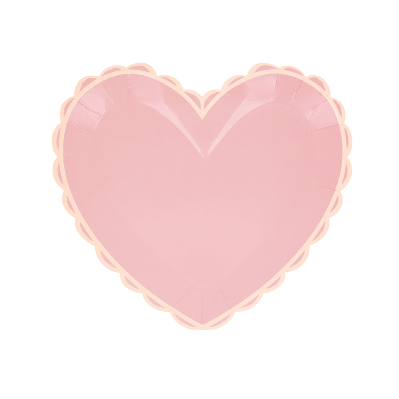 Pastel Heart Shaped Small Plates