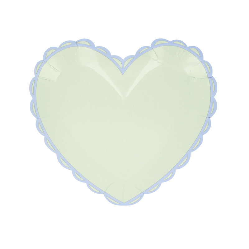 Pastel Heart Shaped Small Plates