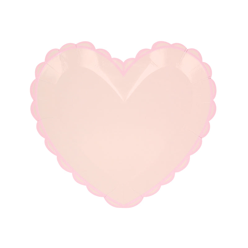 Pastel Heart Shaped Small Plates