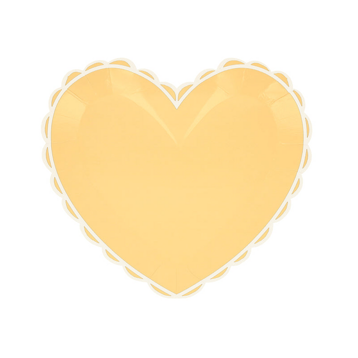 Pastel Heart Shaped Small Plates