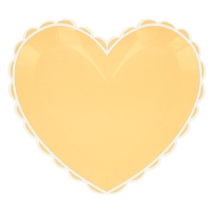 Pastel Heart Shaped Large Plates