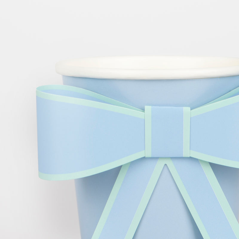 Pastel Bow Cups