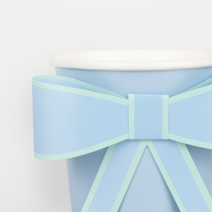 Pastel Bow Cups
