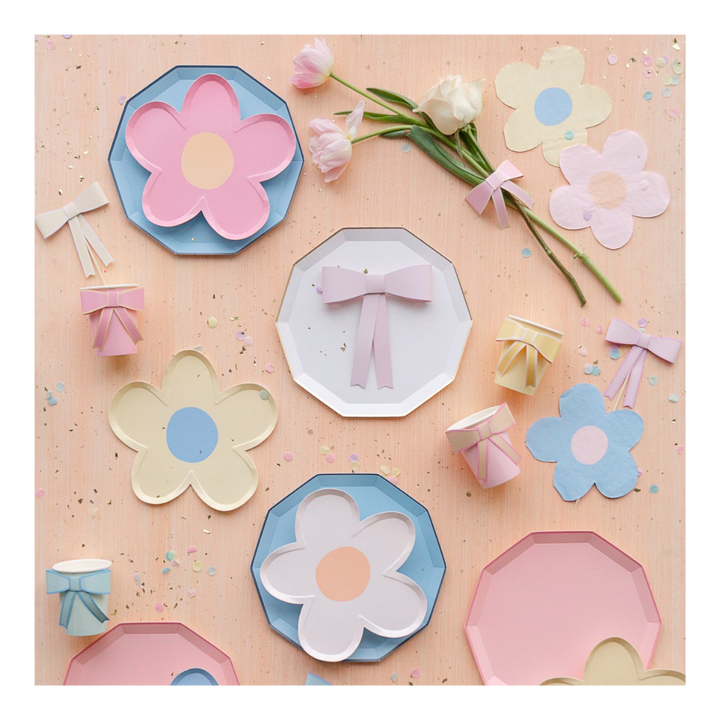 Pastel Bow Cups
