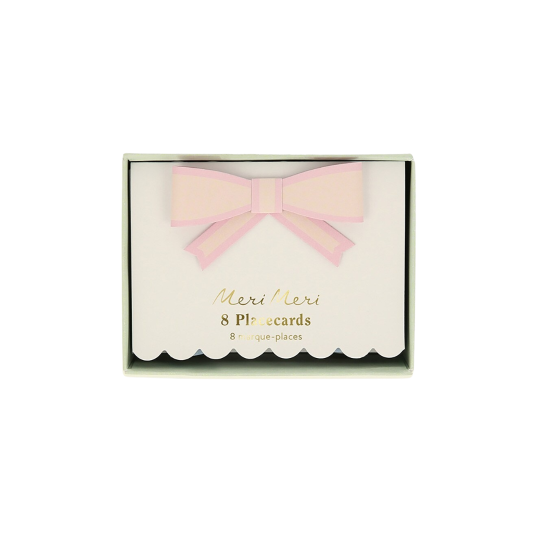 Pastel Bow Place Cards