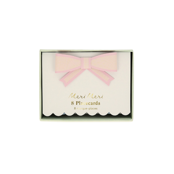 Pastel Bow Place Cards