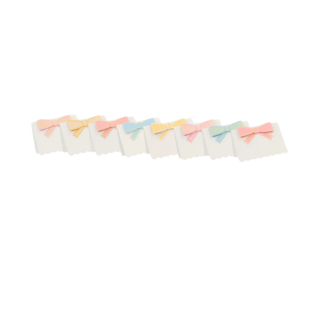 Pastel Bow Place Cards