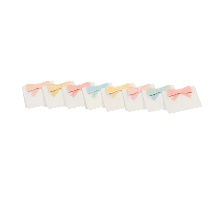 Pastel Bow Place Cards