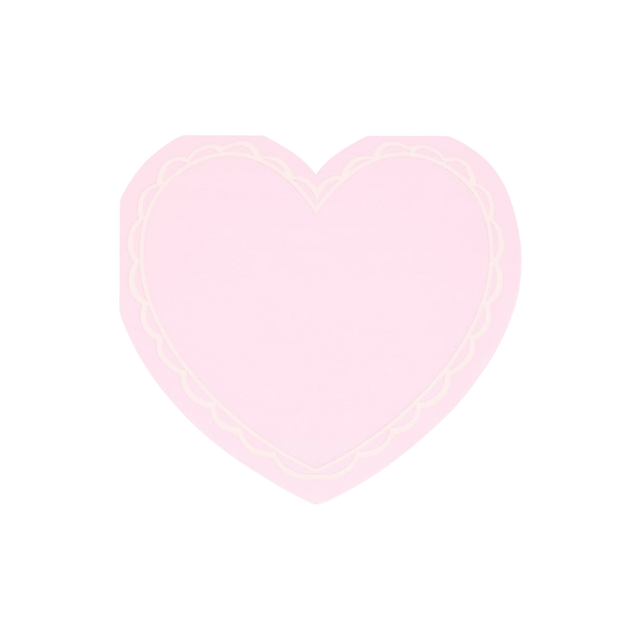 Pastel Heart Shaped Napkins