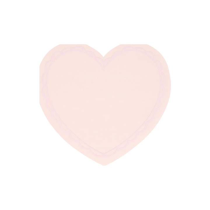 Pastel Heart Shaped Napkins