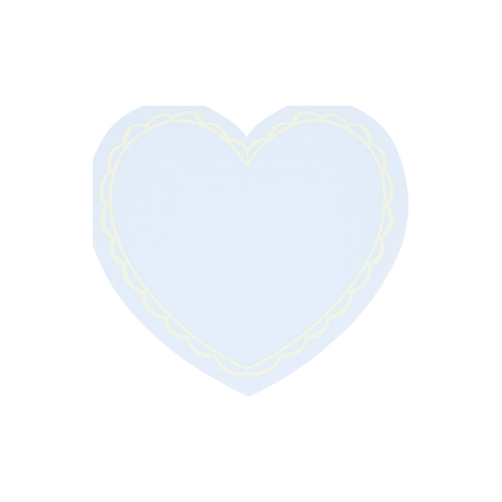 Pastel Heart Shaped Napkins