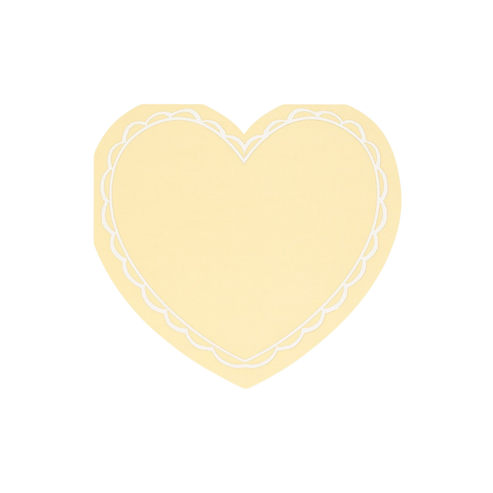 Pastel Heart Shaped Napkins
