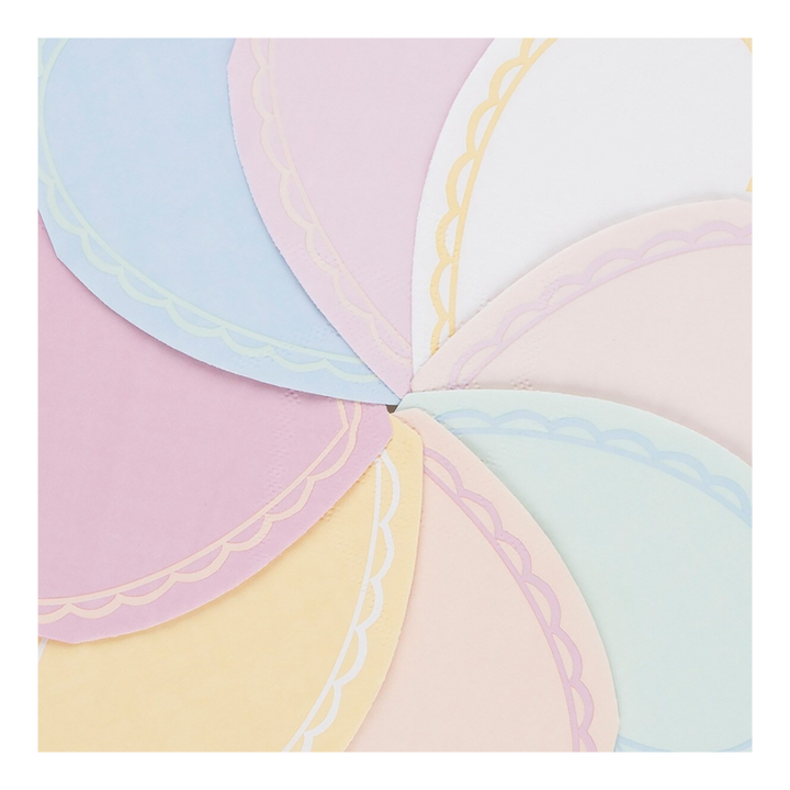 Pastel Heart Shaped Napkins