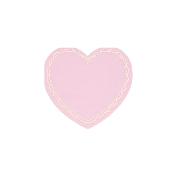 Pastel Heart Shaped Napkins