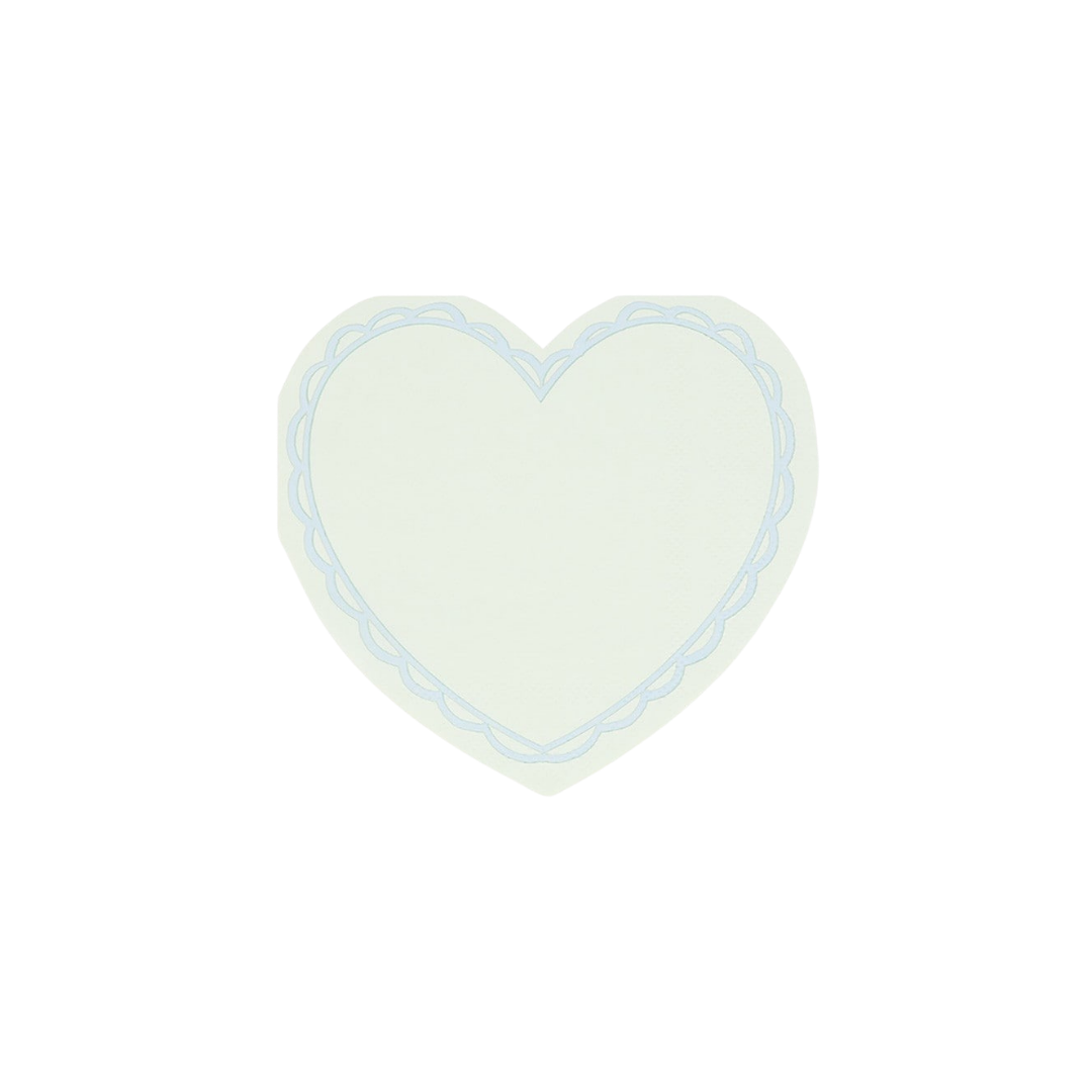 Pastel Heart Shaped Napkins