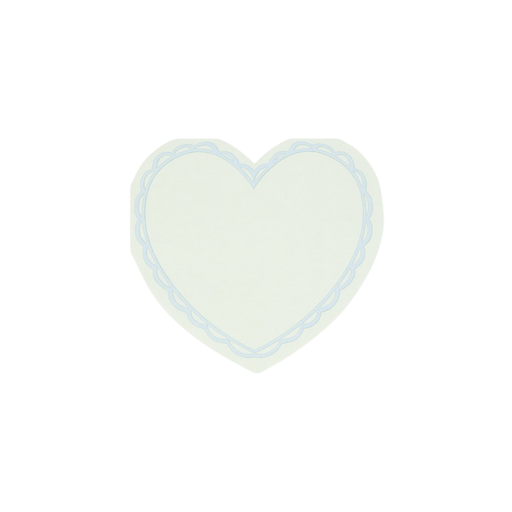 Pastel Heart Shaped Napkins