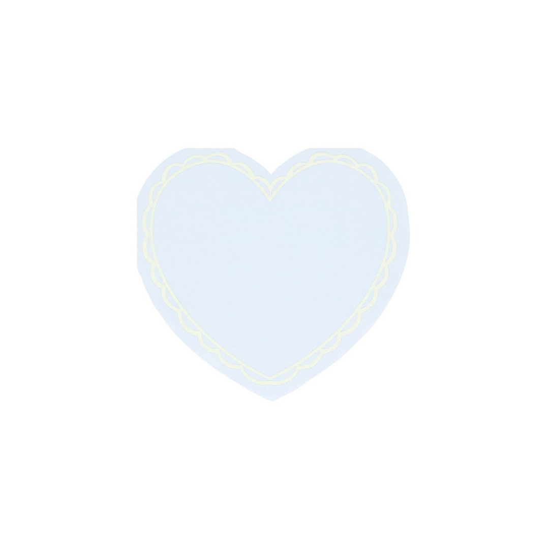 Pastel Heart Shaped Napkins