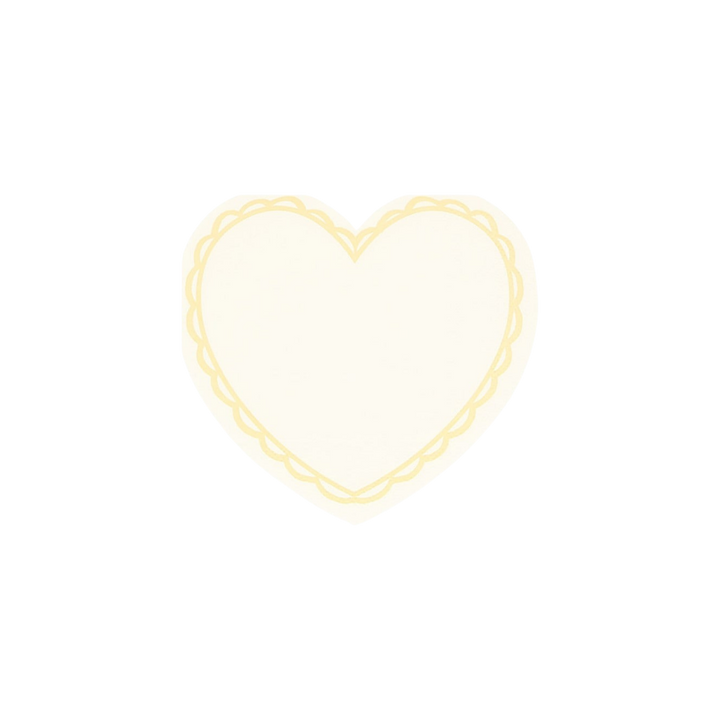 Pastel Heart Shaped Napkins