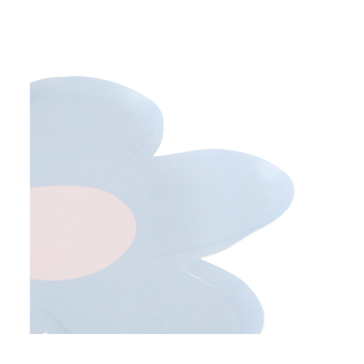 Pastel Daisy Shaped Dinner Plates