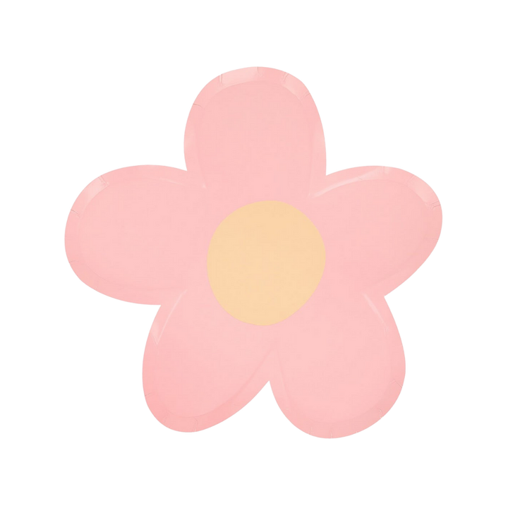 Pastel Daisy Shaped Dinner Plates