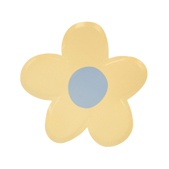 Pastel Daisy Shaped Dinner Plates