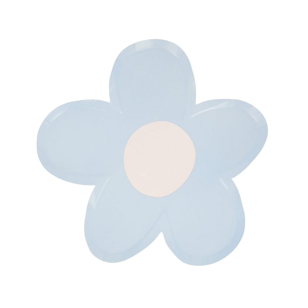 Pastel Daisy Shaped Dinner Plates