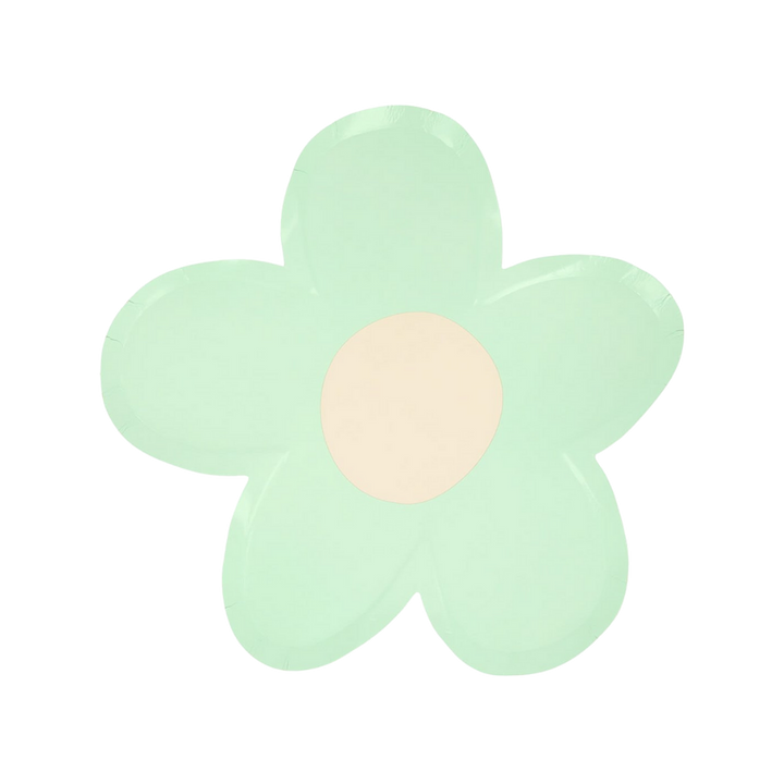 Pastel Daisy Shaped Dinner Plates